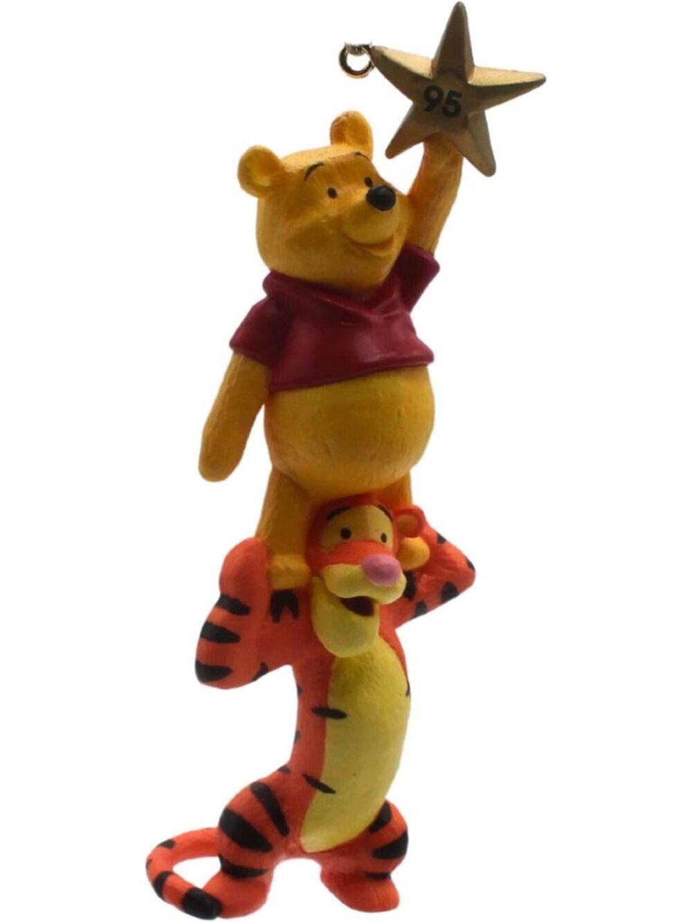 Disney Winnie the Pooh & Tigger 1995 Christmas Ornament - Keepsake Holiday Decor